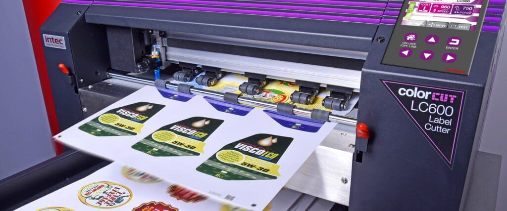 Intec ColorCut LC600 ultra fast sheet label cutter