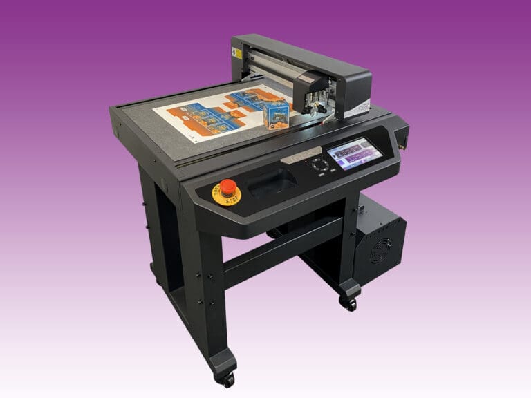 Intec's latest B3 Digital die flatbed cutter/creaser Create packaging, P.O.S. or kiss-cut labels to any shape! Affordable, compact, and versatile! The ideal professional entry-level cutter for your studio or office.