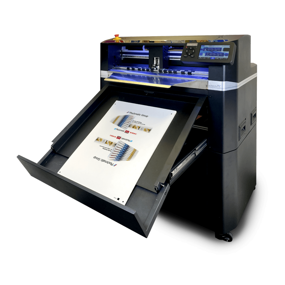 ColorCut SC7000 Pro-T XL Wide format version of the SC7000 Pro-T Digital cutter tangential wheel creaser
