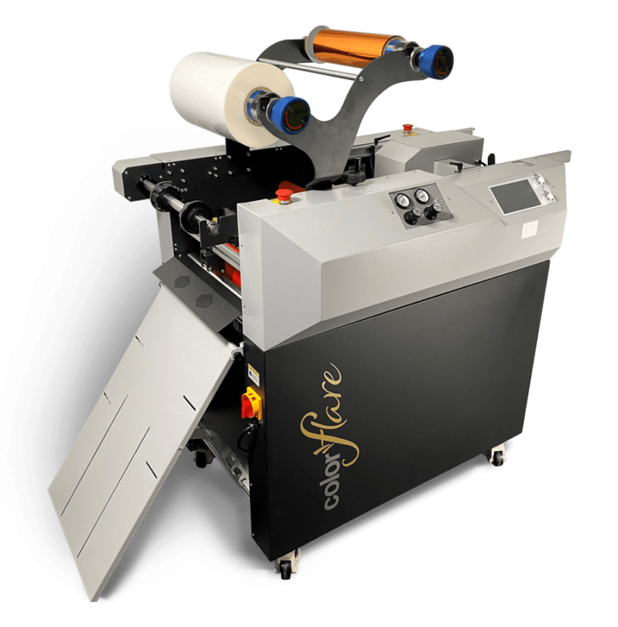 CF2500Pro-cutout-transp1200sqds-br colorFlare CF2500 Automatic Lamination and foiling machine